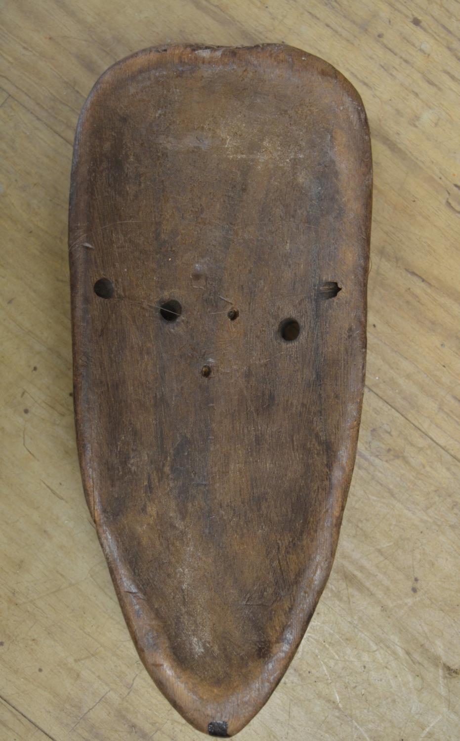 A large collection of wooden masks and carvings of various ages and styles, originating from - Image 5 of 5