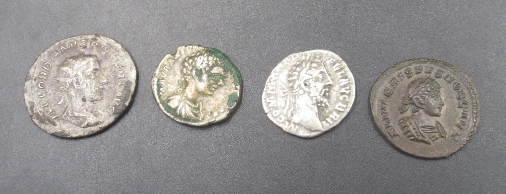 Collection of Ancient coins predominantly Roman to inc. Denarius, etc. from Gordianus Pius, - Image 9 of 9