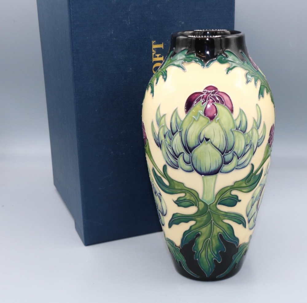 Moorcroft Pottery, Garden Castle vase, designed by Kerry Goodwin, limited edition 56/75, with box - Image 2 of 3
