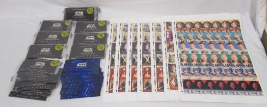Star Wars - collection of Star Wars Episode I phone cards, in individual and multi packs, with 7
