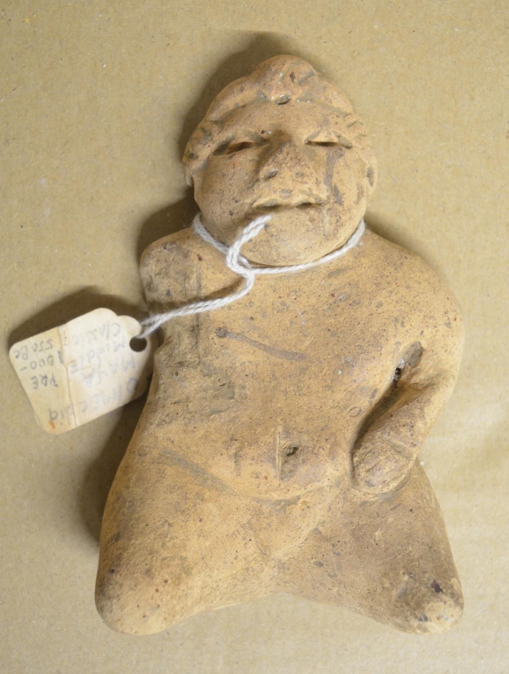 Collection of historical stone and clay figures and other items including a Pre BC Mayan figure, - Image 5 of 6