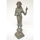 Antique metal statue of Vishnu, H22cm (Victor Brox collection)