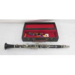 Console clarinet in carry case