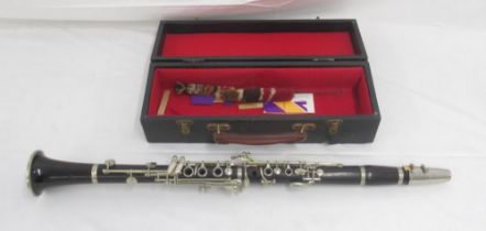 Console clarinet in carry case