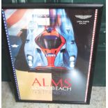 Aston Martin Alms Beach Los Angeles 16 & 17 April 2010 poster, 58cm x 41cm