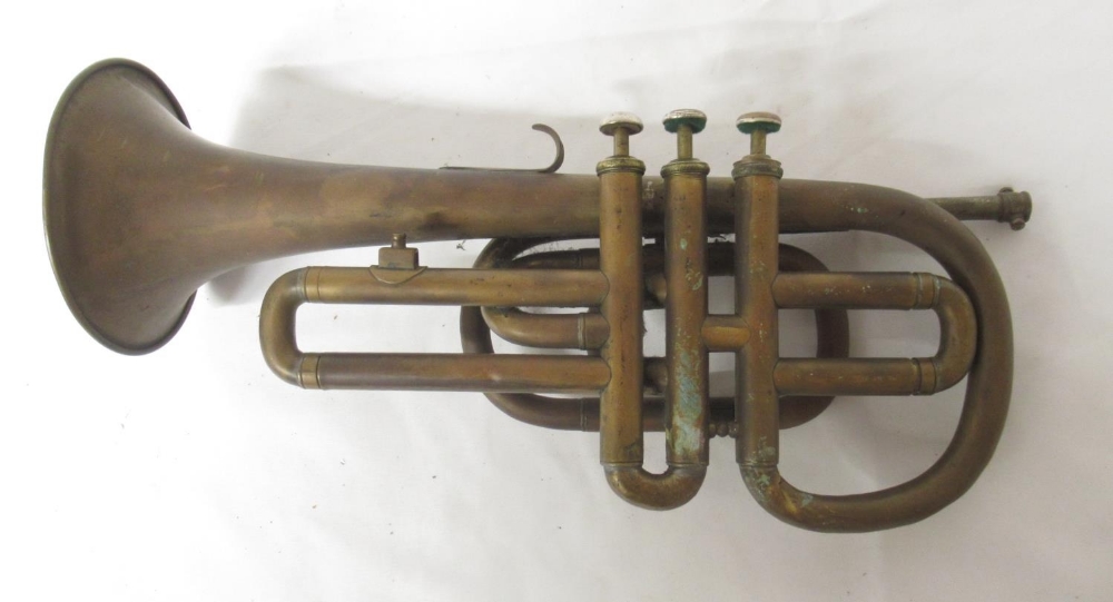 Yamaha YCR-233S Cornet serial no. 003050, lacking mouthpiece, (in need of attention), 20th century - Bild 7 aus 9