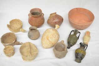 Collection of ancient pottery, most appears Mediterranean in origin (13) (Victor Brox collection)