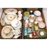Collection of Susie Cooper tableware, predominantly Wedgwood Susie Cooper, incl. Clematis and Iris
