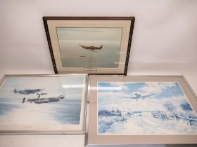 Collection of WWII/RAF related prints - artists incl. Coulson, Michael Turner, Robert Taylor,