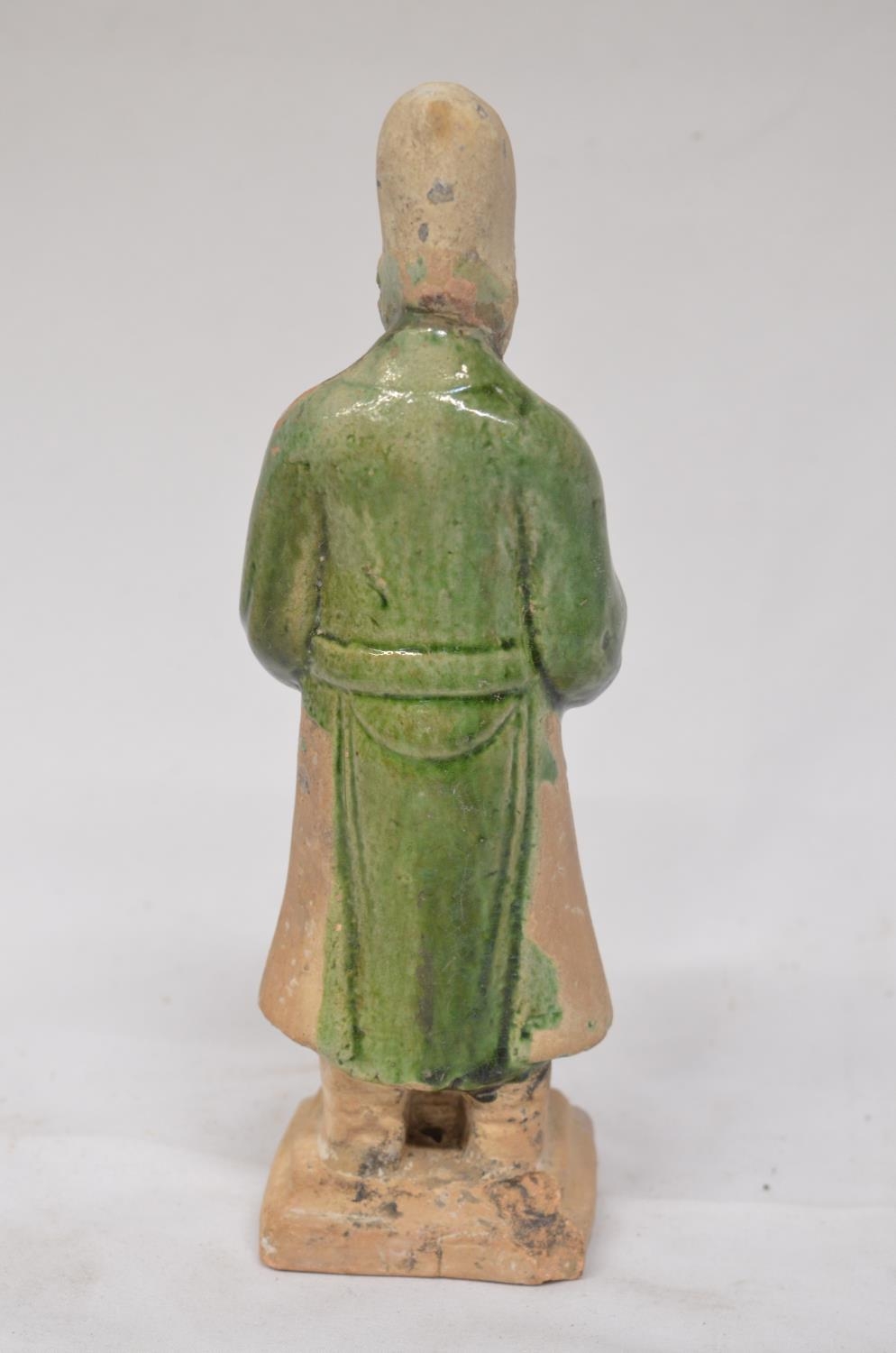 Ming Dynasty partially glazed tomb figure, H21cm (Victor Brox collection) - Image 2 of 2