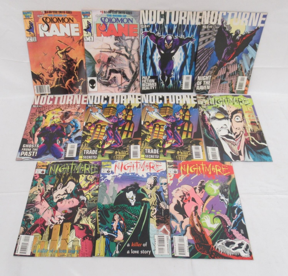 Marvel comic -Morbius Revisited #1, Morbius: The Living Vampires (1992-1995) #1-15, 17-20 & 24-28, - Image 4 of 4