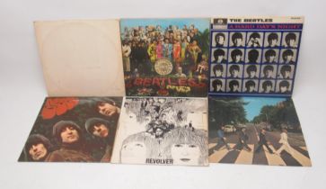 The Beatles - Rubber Soul MONO PMC 1267 XEX.579, Revolver MONO PMC 7009 XEX.605, Abbey Road PCS 7088