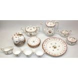 Collection of Wedgwood Bianca pattern teaware, incl. two teapots, coffee pot, cups, saucers, plates,