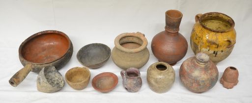 Collection of pottery and tableware to include ancient and more recent historical items (12) (Victor