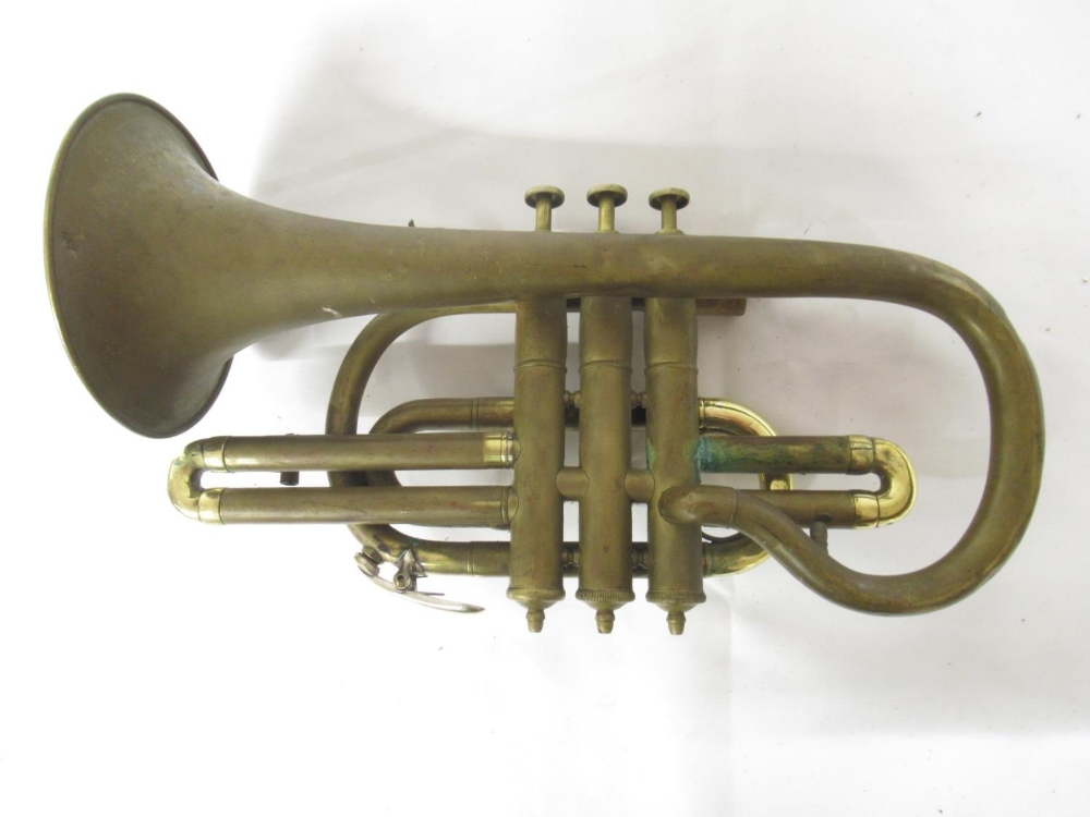 Yamaha YCR-233S Cornet serial no. 003050, lacking mouthpiece, (in need of attention), 20th century - Bild 6 aus 9