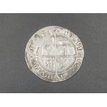 Edward VI Shilling, Third Period 1550-3, silver hammered coin