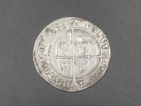 Edward VI Shilling, Third Period 1550-3, silver hammered coin