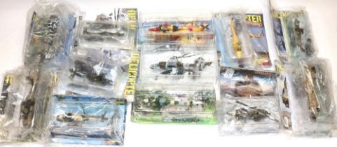 Helicopter Magazine unopened issues 1 - 3, 6 - 11; three models from the same publication Mil Mi-