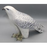 Royal Copenhagen figure of an Icelandic falcon, designed by Christian Thomsen, numbered 263, H22cm