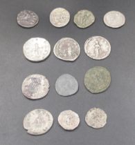 Collection of Ancient coins predominantly Roman to inc. Denarius, etc. from Antoninus Pius,
