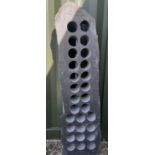 Slate monolith wine rack, 48 bottle capacity, H152cm