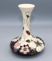 Moorcroft Pottery, Bramble Revisited pattern vase, designed by Alicia Amison, H16cm