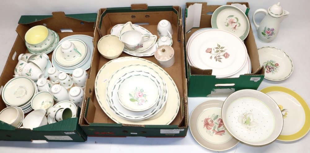 Collection of Susie Cooper teaware, various patterns incl. Gardenia and Fragrance (3 boxes)