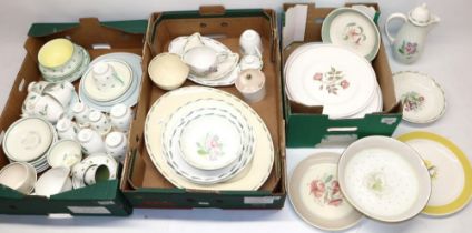 Collection of Susie Cooper teaware, various patterns incl. Gardenia and Fragrance (3 boxes)