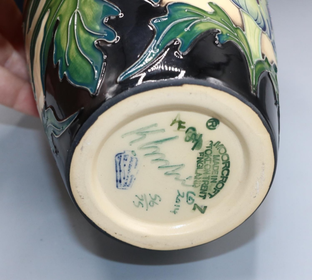 Moorcroft Pottery, Garden Castle vase, designed by Kerry Goodwin, limited edition 56/75, with box - Image 3 of 3