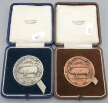 Silver and bronze medals of the National Pig Breeders Association, Silver medal awarded to W.H.& H.