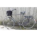 Princess traditional 3 speed bicycle, with bell, pump, basket, dynamo and security lock