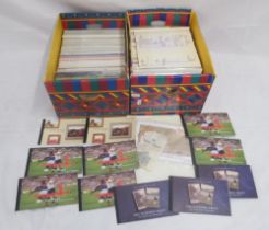 Assorted collection of First Day Covers and Royal Mail stamp books in 2 boxes