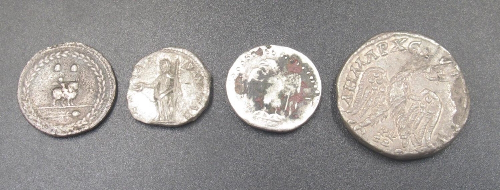 Collection of Ancient coins predominantly Roman to inc. Denarius, etc. from Gordianus Pius, - Image 6 of 9