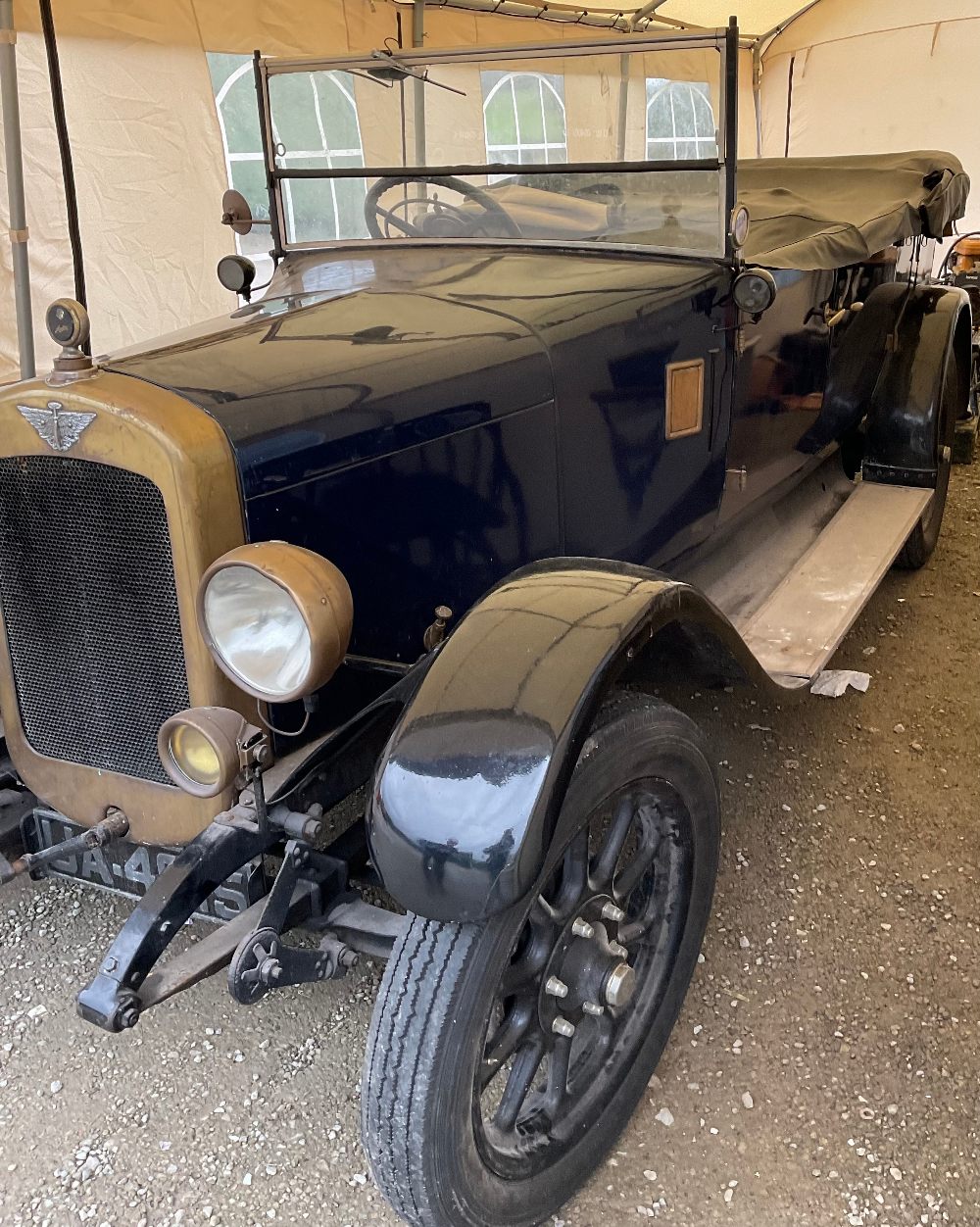 Classic 1928 Austin 12 Clifton Tourer in blue. 1631cc petrol, historic vehicle classification, 4 - Image 9 of 11