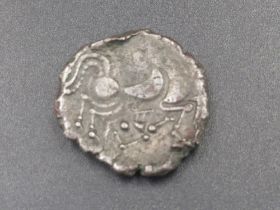 Celtic Gaul Armorica Coriosolites billion stater, obv. head of sun-god right with neatly curled