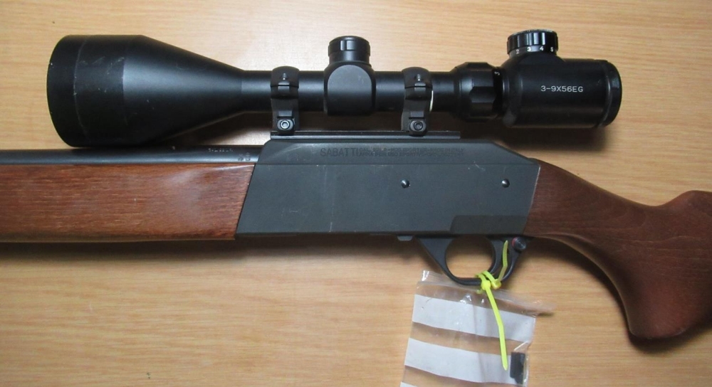 Sabatti sports .22 rifle fitted with sound moderator, 3-9x56eg scope, serial no. R47506 (section one - Image 4 of 5