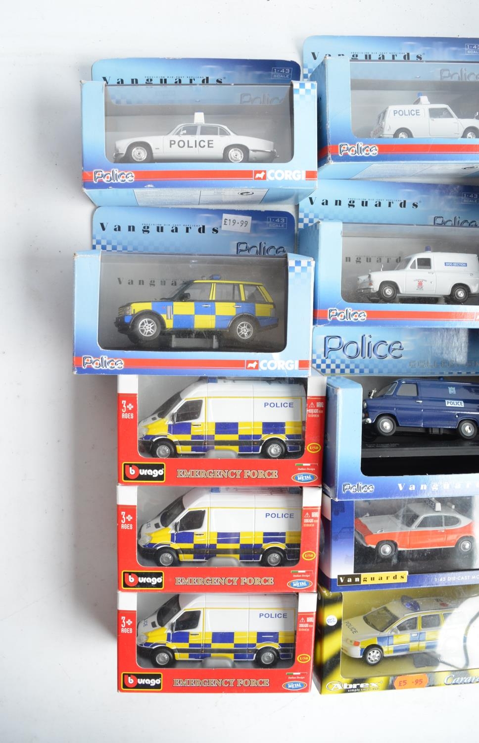 Collection of diecast model Police cars and vehicles from Corgi, Corgi Vanguards, Atlas Editions, - Bild 4 aus 8