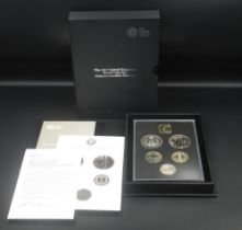 The Royal Mint - The 2017 United Kingdom Proof Coin Set Commemorative Edition five coin set, Limited