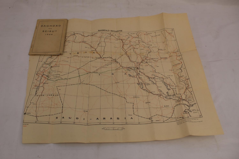 Baghdad to Beirut 1944, Printing and Stationary Services, Paiforce. First edition pamphlet. Very - Bild 7 aus 8
