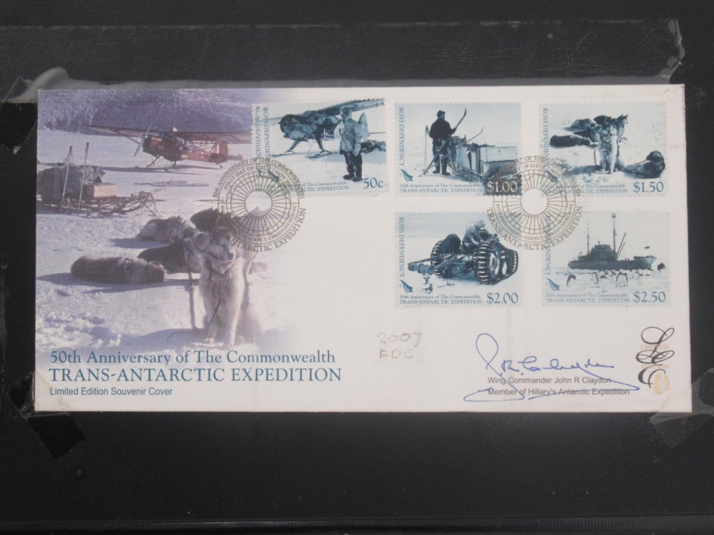 Prinz folder cont. stamps from the Ross Dependency, Tokelau, Niue, Western Samoa & Cook Islands, - Bild 2 aus 10