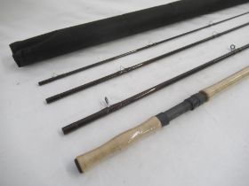 Shakespeare Oracle IV four-section Salmon fly rod. In fine condition with manufacturer's plastic
