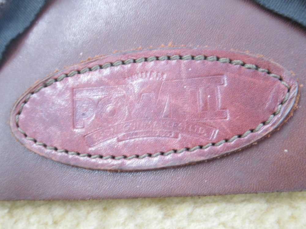 Powell and Son wool-lined leather gun slip. With light age-related scuffing to extremities and minor - Image 5 of 6