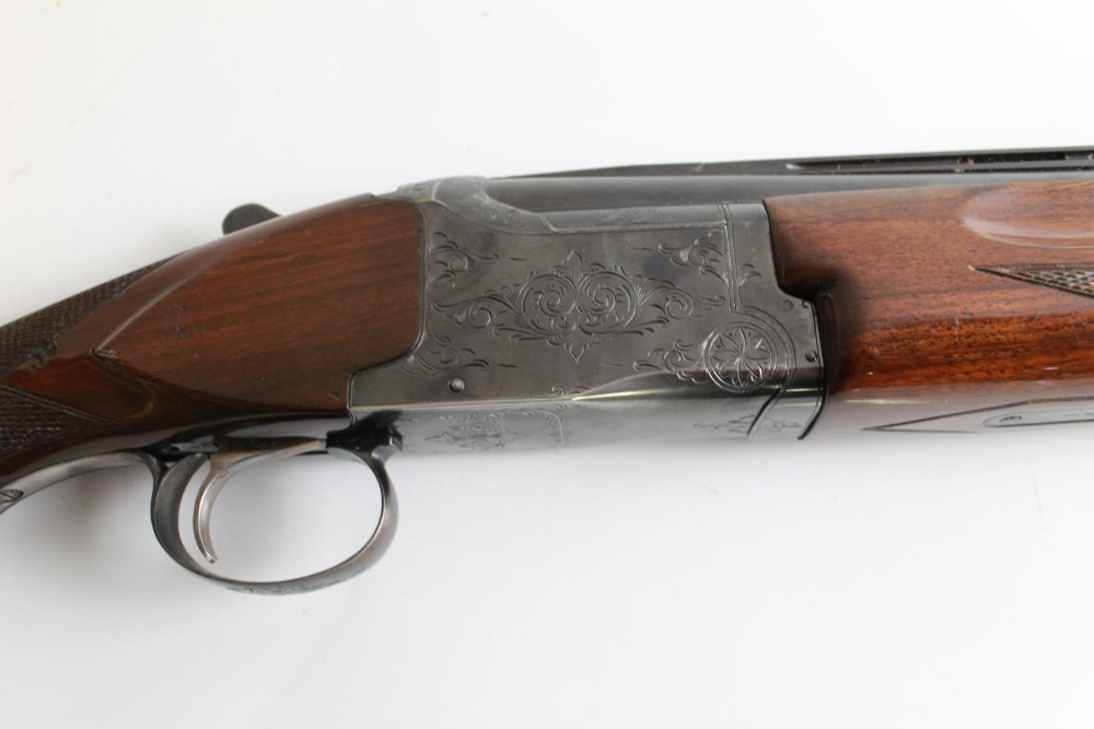 Winchester 101 12bore over under Shotgun. Single Trigger, Ejector. 26ins Barrels, Length of pull - Image 3 of 4
