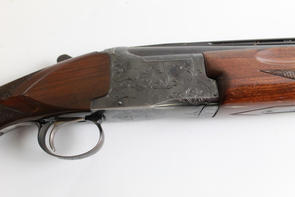 Winchester 101 12bore over under Shotgun. Single Trigger, Ejector. 26ins Barrels, Length of pull - Image 2 of 4