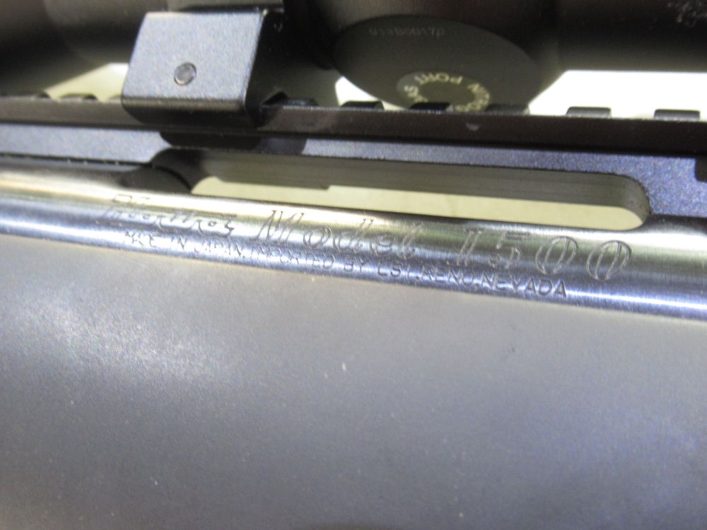 Howa model 1500 .243 calibre bolt action rifle. With Nikko Sterling scope and Allen shoulder - Image 5 of 5