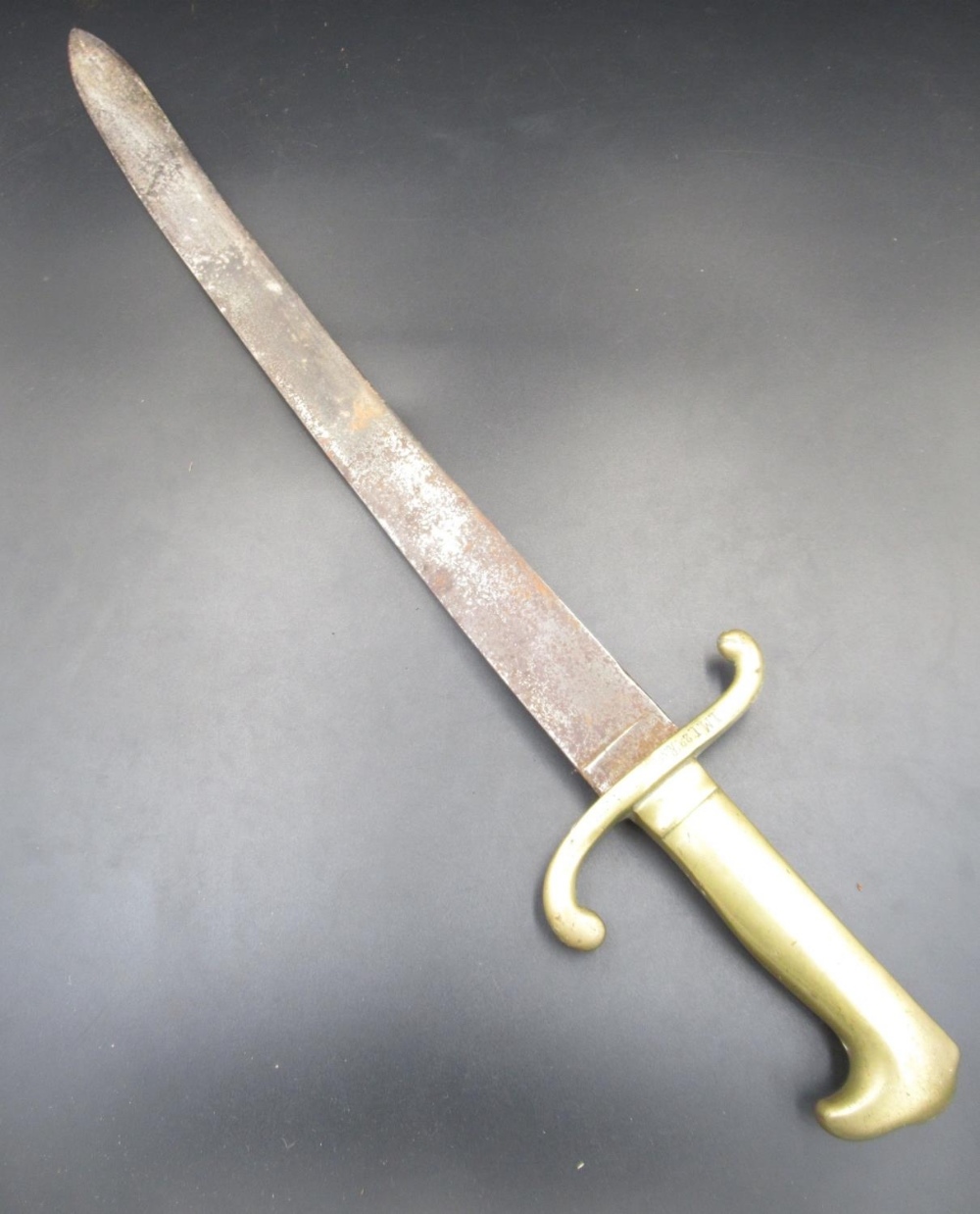 Imperial German 1871 pattern Faschinenmesser, missing original scabbard. With light age-related wear