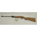 Milbro G23 .177 break lever air rifle with a tin of pellets