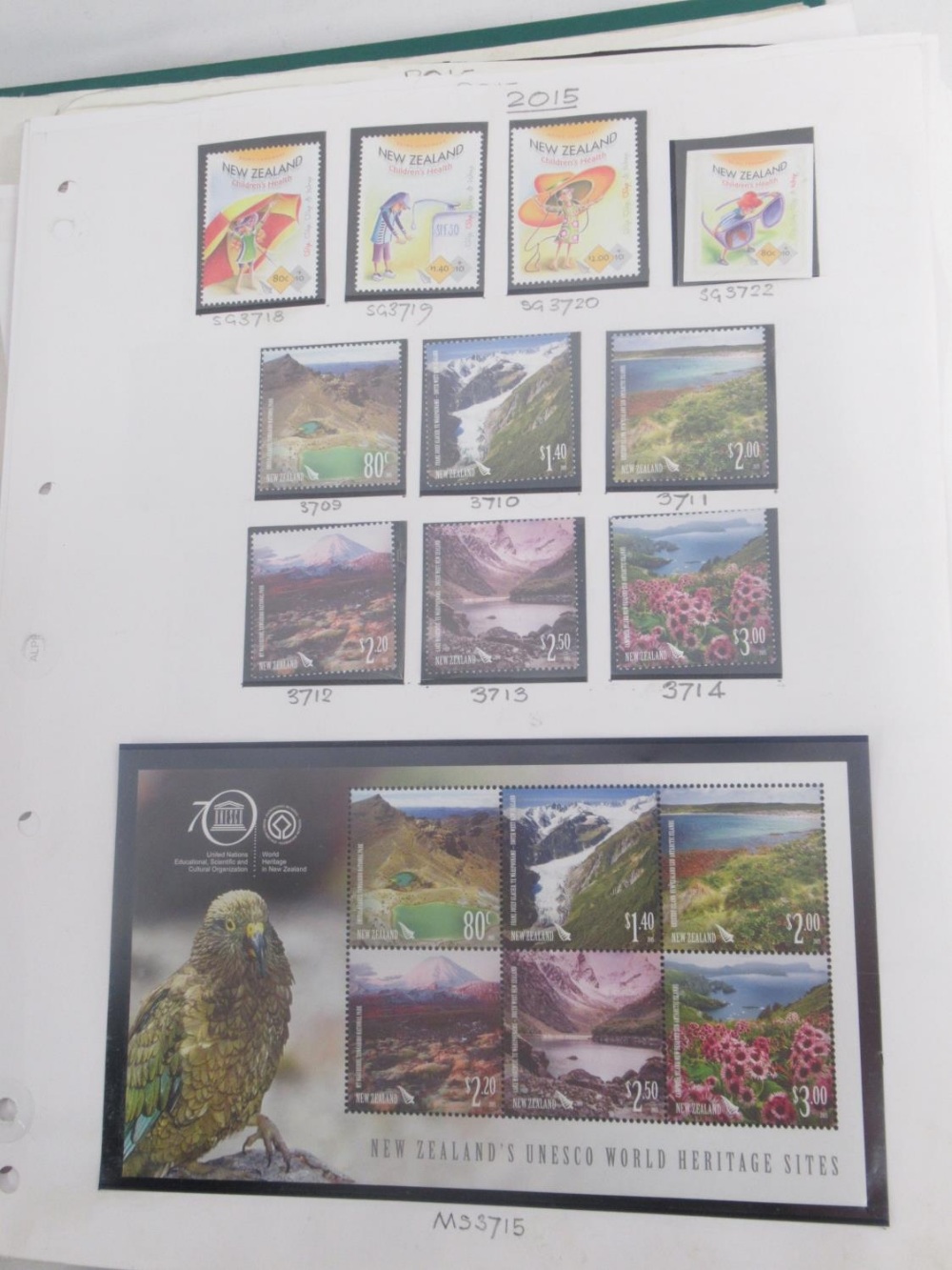 New Zealand stamps - Viscount Stamp Album cont. 2013-2018 NZ stamps, Viscount Stamp Album cont. - Image 3 of 8