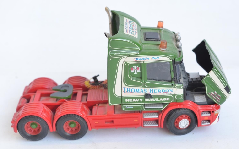 Corgi 1/50 scale Scania King Trailer with tower crane load, item CC12804, limited edition 166/2100 - Image 6 of 6