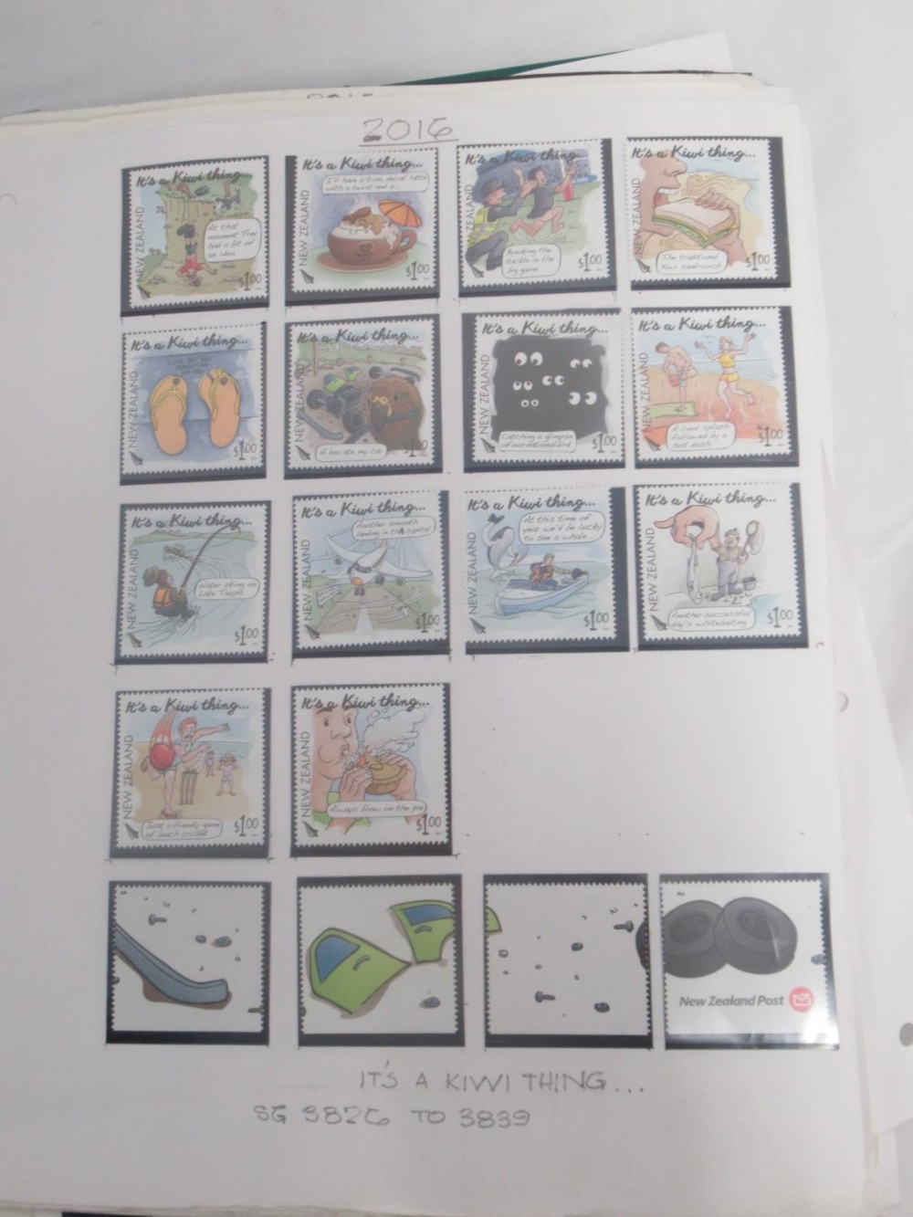 New Zealand stamps - Viscount Stamp Album cont. 2013-2018 NZ stamps, Viscount Stamp Album cont. - Image 4 of 8